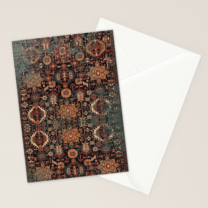 Vintage Traditional Moroccan Rug Stationery Card Gallery Image 2