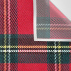 Black Red Tartan Plaid Scottish Pattern Wall Tapestry Gallery Image 3