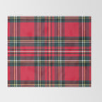 Black Red Tartan Plaid Scottish Pattern Throw Blanket Gallery Image 2