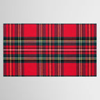 Black Red Tartan Plaid Scottish Pattern Tablecloth Gallery Image 2