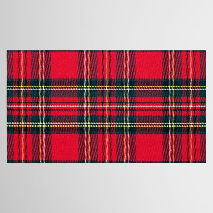 Black Red Tartan Plaid Scottish Pattern Tablecloth Gallery Image 2