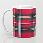 Black Red Tartan Plaid Scottish Pattern Coffee Mug Gallery Image 3