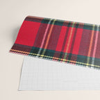 Black Red Tartan Plaid Scottish Pattern Wrapping Paper Gallery Image 2