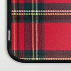 Black Red Tartan Plaid Scottish Pattern Laptop Sleeve Gallery Image 3