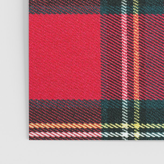 Black Red Tartan Plaid Scottish Pattern Poster Gallery Image 3