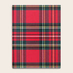 Black Red Tartan Plaid Scottish Pattern Notebook Gallery Image 4