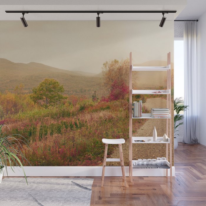 Wandering Through Autumn Wall Mural Gallery Image 1