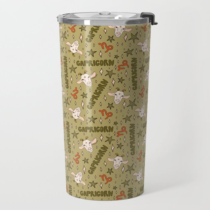 Capricorn Print Travel Mug Gallery Image 2