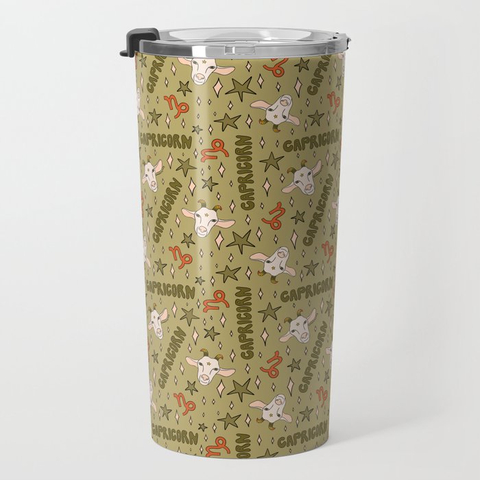 Capricorn Print Travel Mug Gallery Image 3