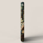 Antique French Verdure Magical Forest Landscape Tapestry iPhone Case Gallery Image 2