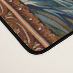 Antique French Verdure Magical Forest Landscape Tapestry Desk Mat Gallery Image 4