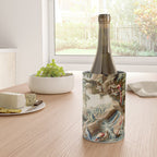 Antique French Verdure Magical Forest Landscape Tapestry Wine Chiller Gallery Image 4