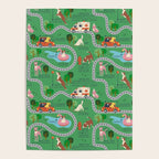 Fursics Cute Dog Park Physics Learning Pattern by Carrie Cantwell Educational STEM Playmat Design Poster Gallery Image 4
