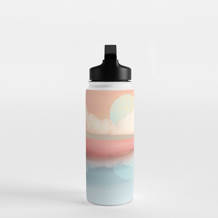 Mint Moon Beach Water Bottle Gallery Image 3