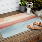 Mint Moon Beach Outdoor Rug Gallery Image 2