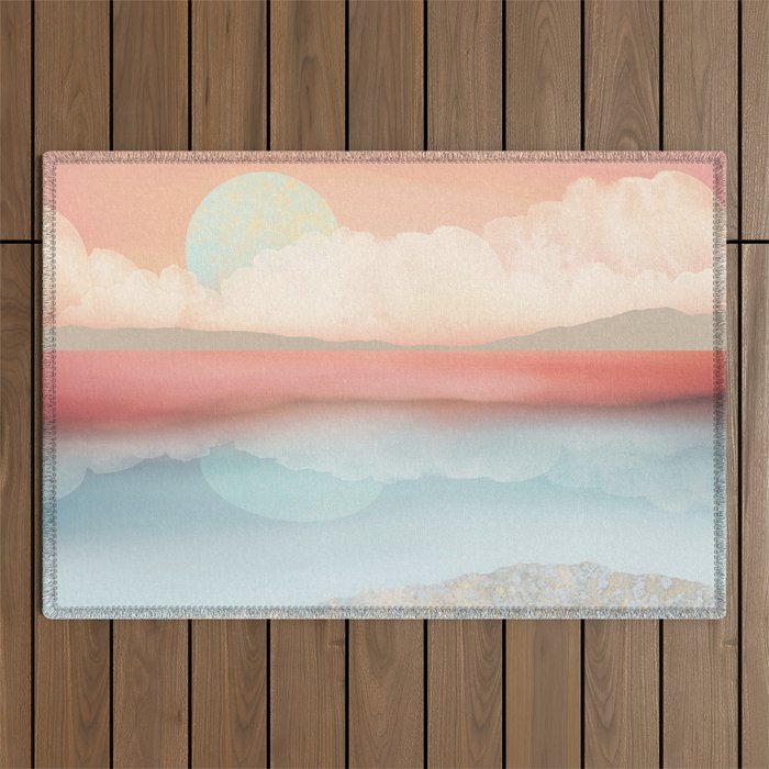 Mint Moon Beach Outdoor Rug Gallery Image 1