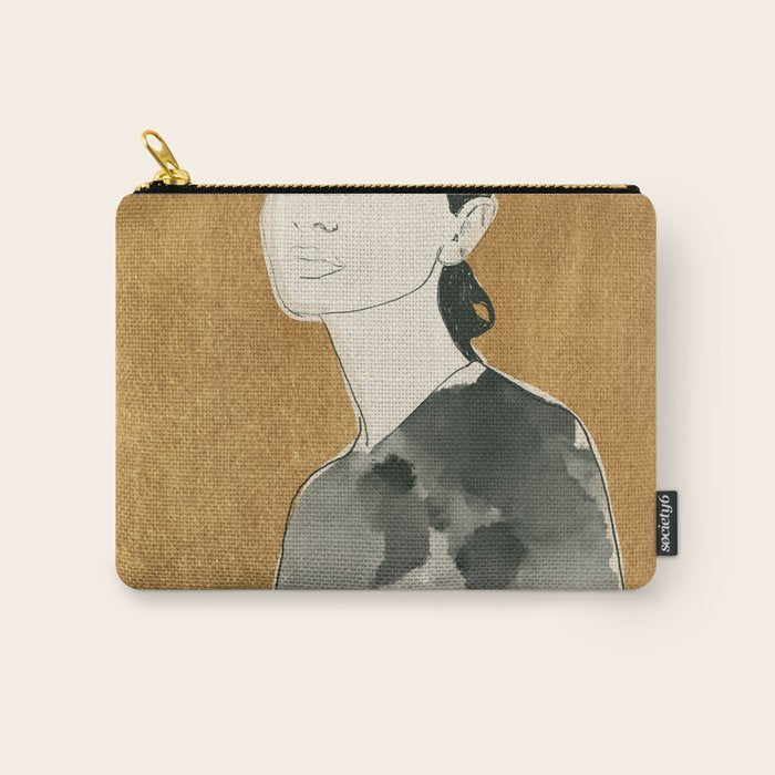 Girl Portrait 6 Carry All Pouch Gallery Image 1