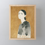 Girl Portrait 6 Mini Art Print Gallery Image 1