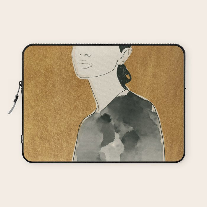 Girl Portrait 6 Laptop Sleeve Gallery Image 1