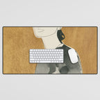 Girl Portrait 6 Desk Mat Gallery Image 1
