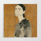 Girl Portrait 6 Wood Wall Art Gallery Image 1