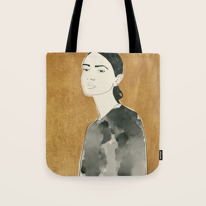Girl Portrait 6 Tote Bag Gallery Image 1