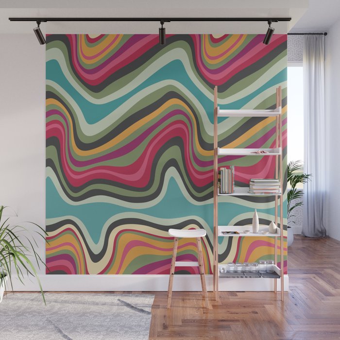 retro wave MANA Wall Mural Gallery Image 1