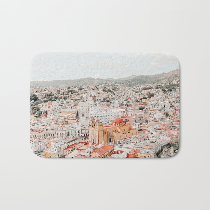 Mexico City View Bath Mat Gallery Image 1