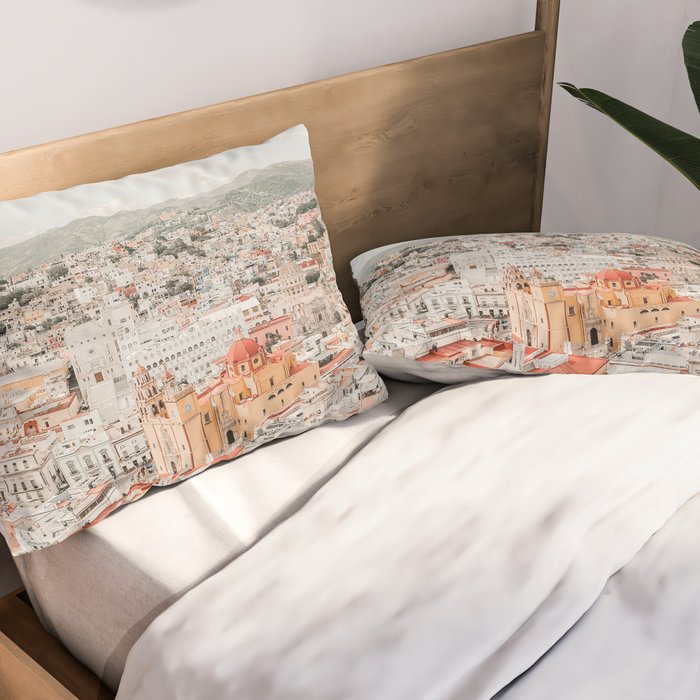 Mexico City View Pillow Sham Gallery Image 2