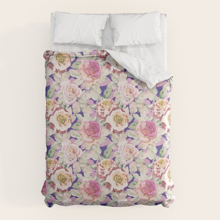 The lush garden in bloom P Duvet Cover Gallery Image 6