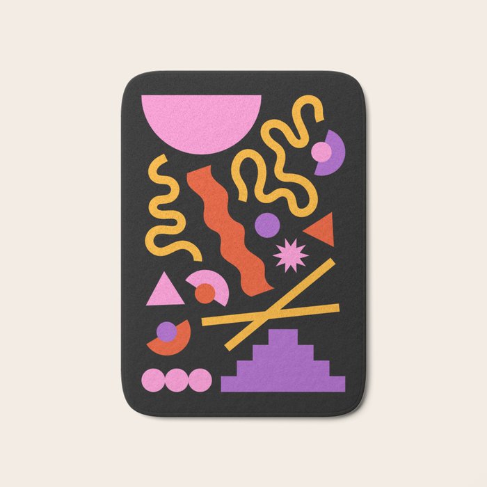 Purple ramen Bath Mat Gallery Image 1