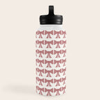 Vintage Bows III Pink Water Bottle Gallery Image 2