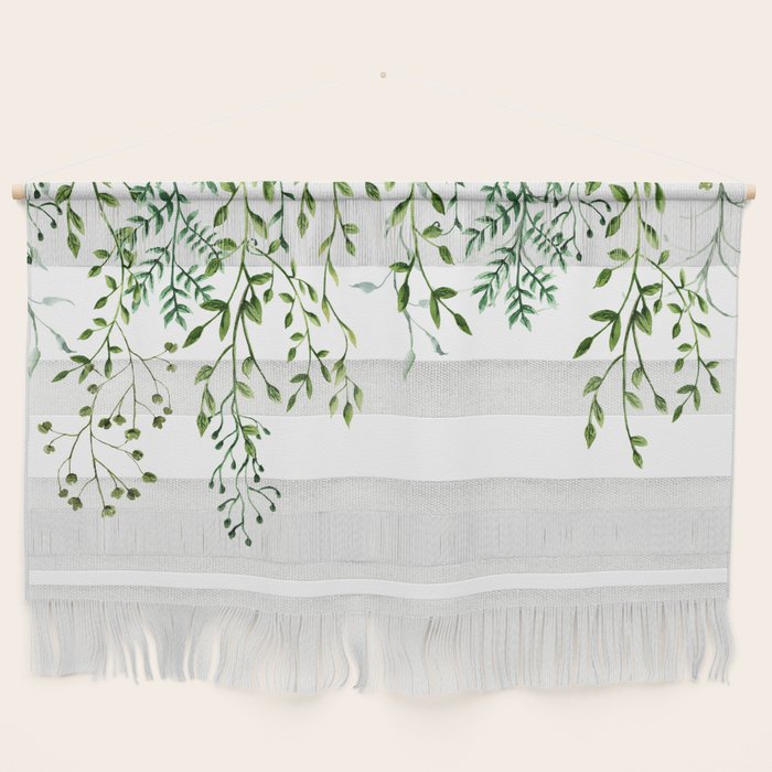 Watercolor Vines Wall Hanging