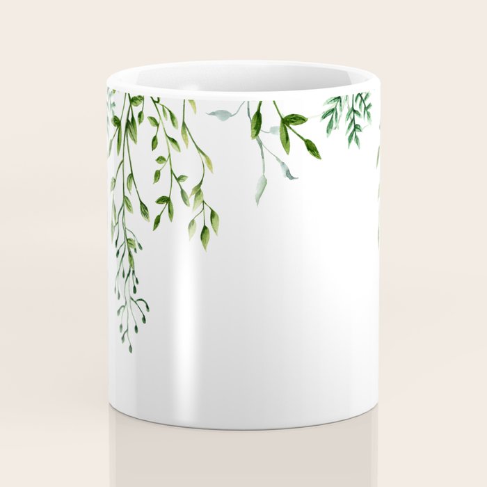 Watercolor Vines Coffee Mug Gallery Image 4