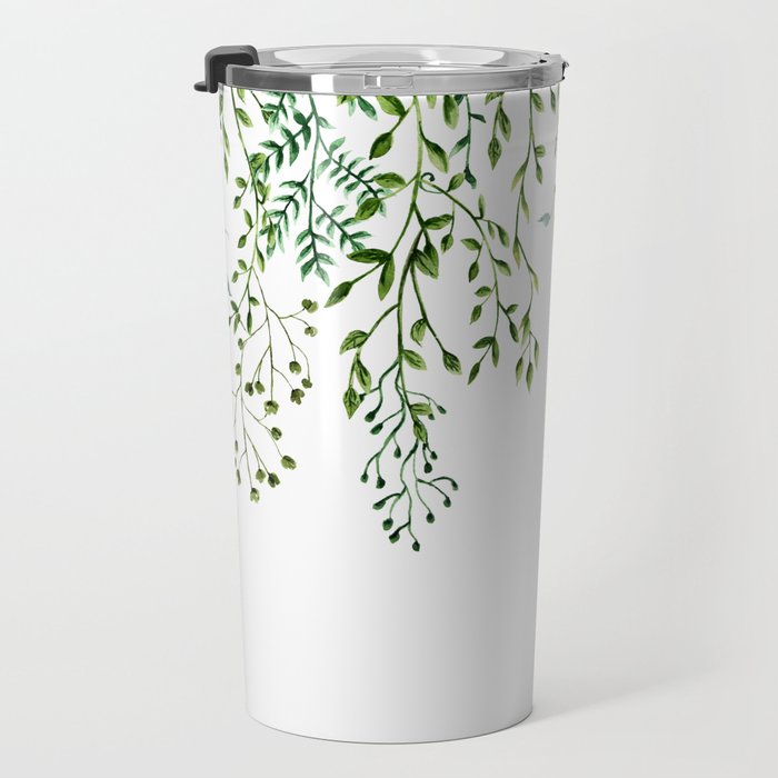 Watercolor Vines Travel Mug Gallery Image 3