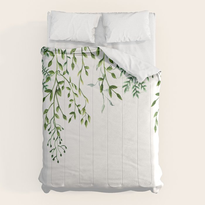 Watercolor Vines Comforter Gallery Image 6