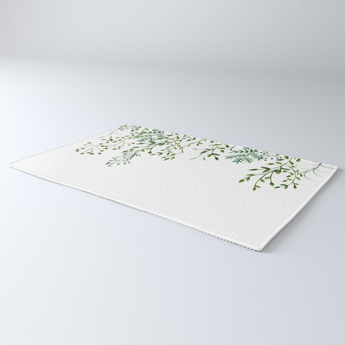 Watercolor Vines Rug Gallery Image 3