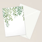 Watercolor Vines Stationery Card Gallery Image 2