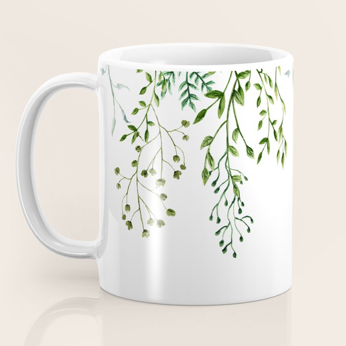 Watercolor Vines Coffee Mug Gallery Image 3