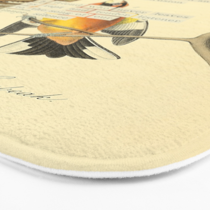 Bird Divinations: Black-headed Song-grosbeak (about: almanacofbirds.org)  Bath Mat Gallery Image 3
