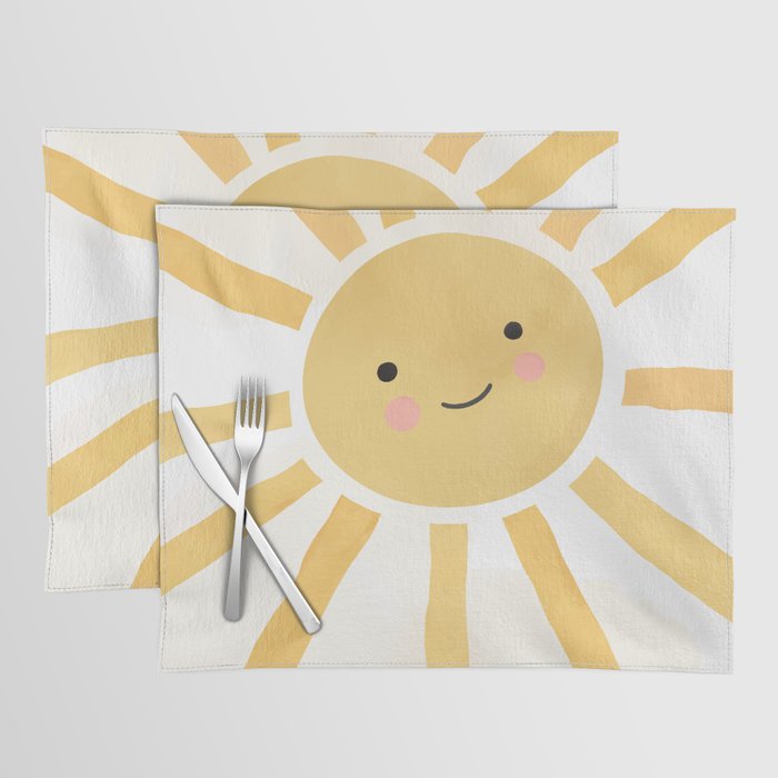 Happy Sun Placemat Gallery Image 1