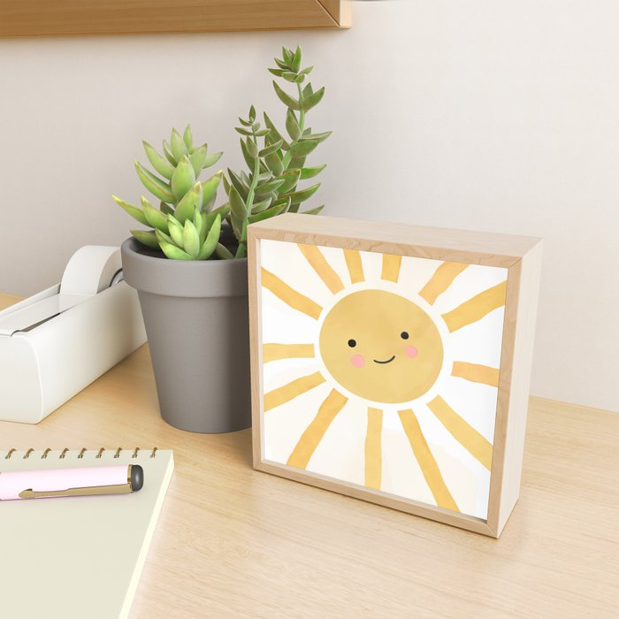 Happy Sun Mini Art Print Gallery Image 2