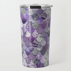 Mermaid Purple and Silver Travel Mug Gallery Image 1