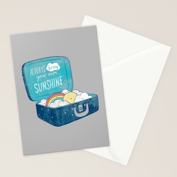 Always bring your own sunshine Stationery Card Gallery Image 2