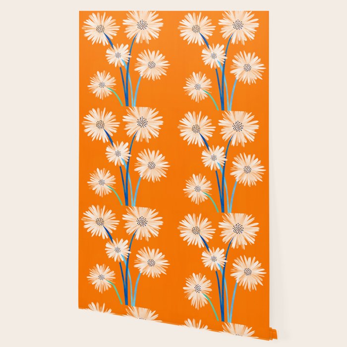 Moroccan Daisies Still Life Wallpaper Gallery Image 2