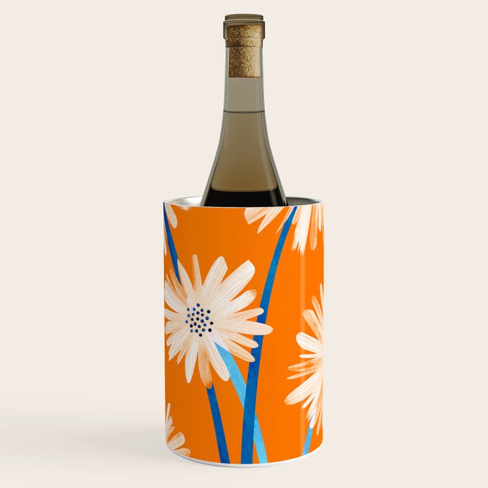 Moroccan Daisies Still Life Wine Chiller Gallery Image 1