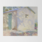 John Singer Sargent "Corfu: Lights and Shadows" Throw Blanket Gallery Image 2
