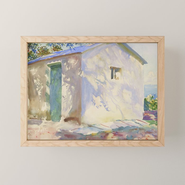 John Singer Sargent "Corfu: Lights and Shadows" Mini Art Print Gallery Image 1