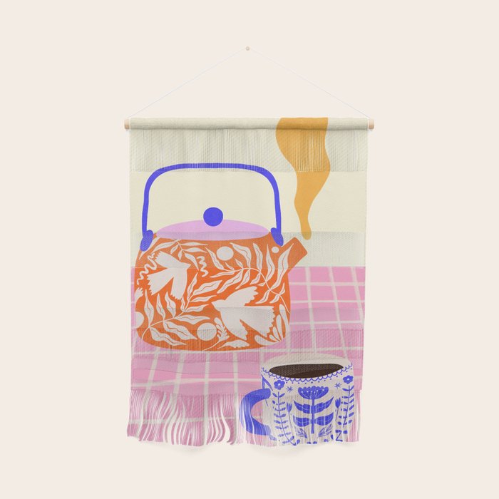 Colorful Tea Por Wall Hanging Gallery Image 1