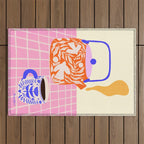 Colorful Tea Por Outdoor Rug Gallery Image 1